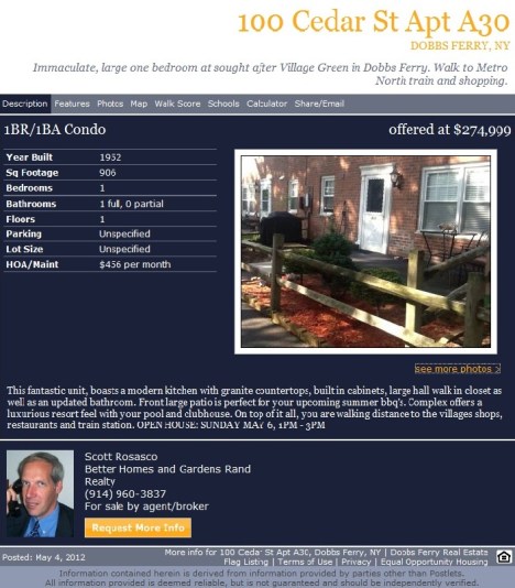 100 Cedar Street, Dobbs Ferry A30